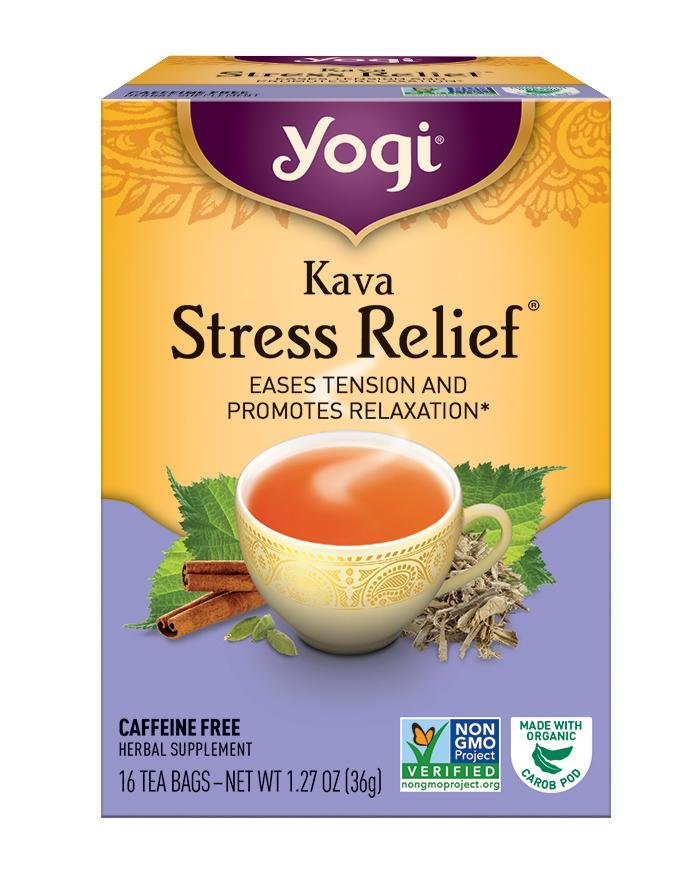 Yogi Kava Stress Relief Tea | 16 bag box (Case of 6)