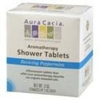 Aura Cacia Peppermint Shower Tabs | 3 pack