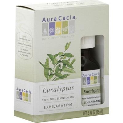 Aura Cacia Eucalyptus Essential Oil | 0.5 oz bottle