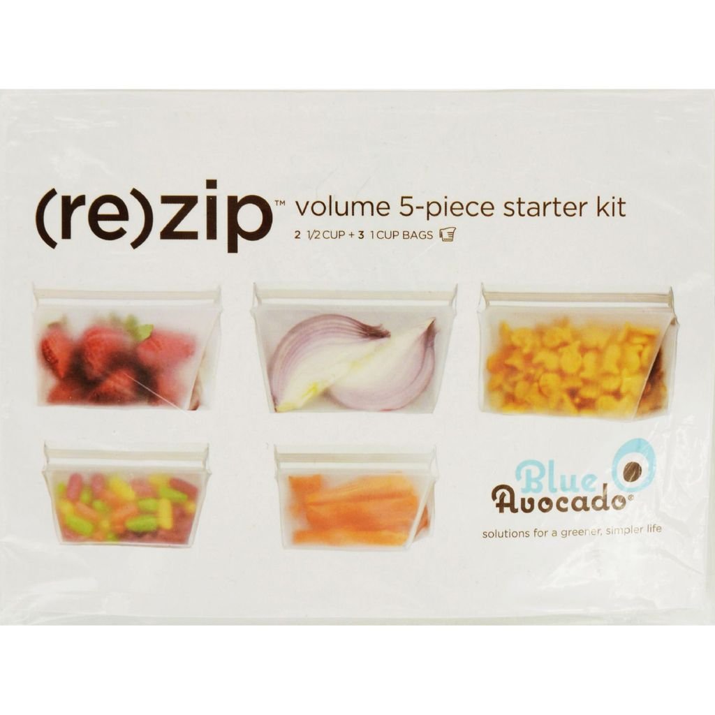 (re)zip Leakproof Reusable Storage Bag Starter Kit | 5 pack