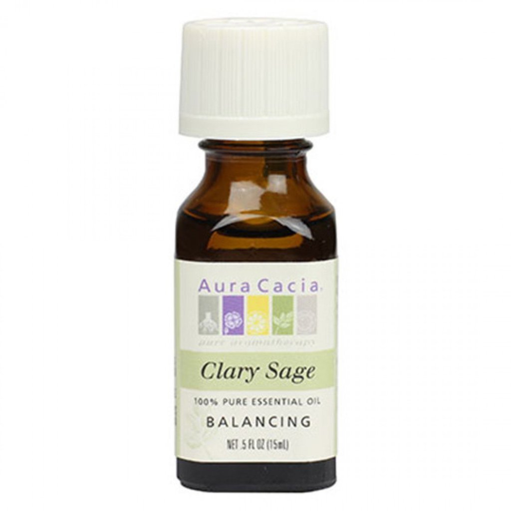 Aura Cacia Clary Sage Essential Oil | 0.5 oz bottle