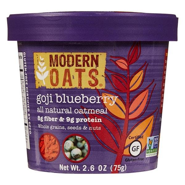 Modern Oats - Goji Blueberry Oatmeal | 2.6 oz cup (Case of 6)