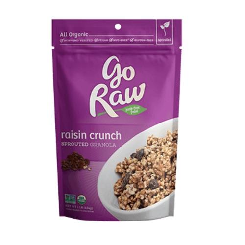 Go Raw Live Raisin Crunch Granola | 16 oz pouch (Case of 6)