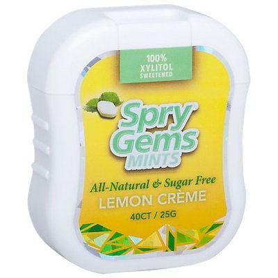 Spry Gems Mints Lemon Creme | 40 pcs (Case of 6)