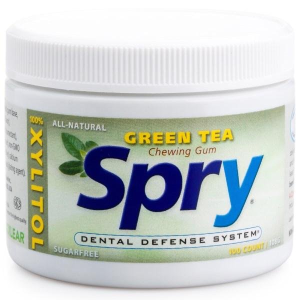 Spry Green Tea Gum | 10 pcs (Case of 20)