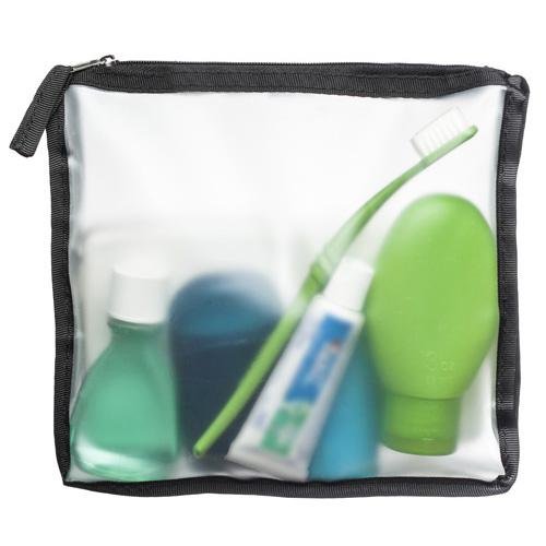 (re)zip Zippered TSA-Compliant Travel Quart Reusable Storage Bag - Black | 1 piece