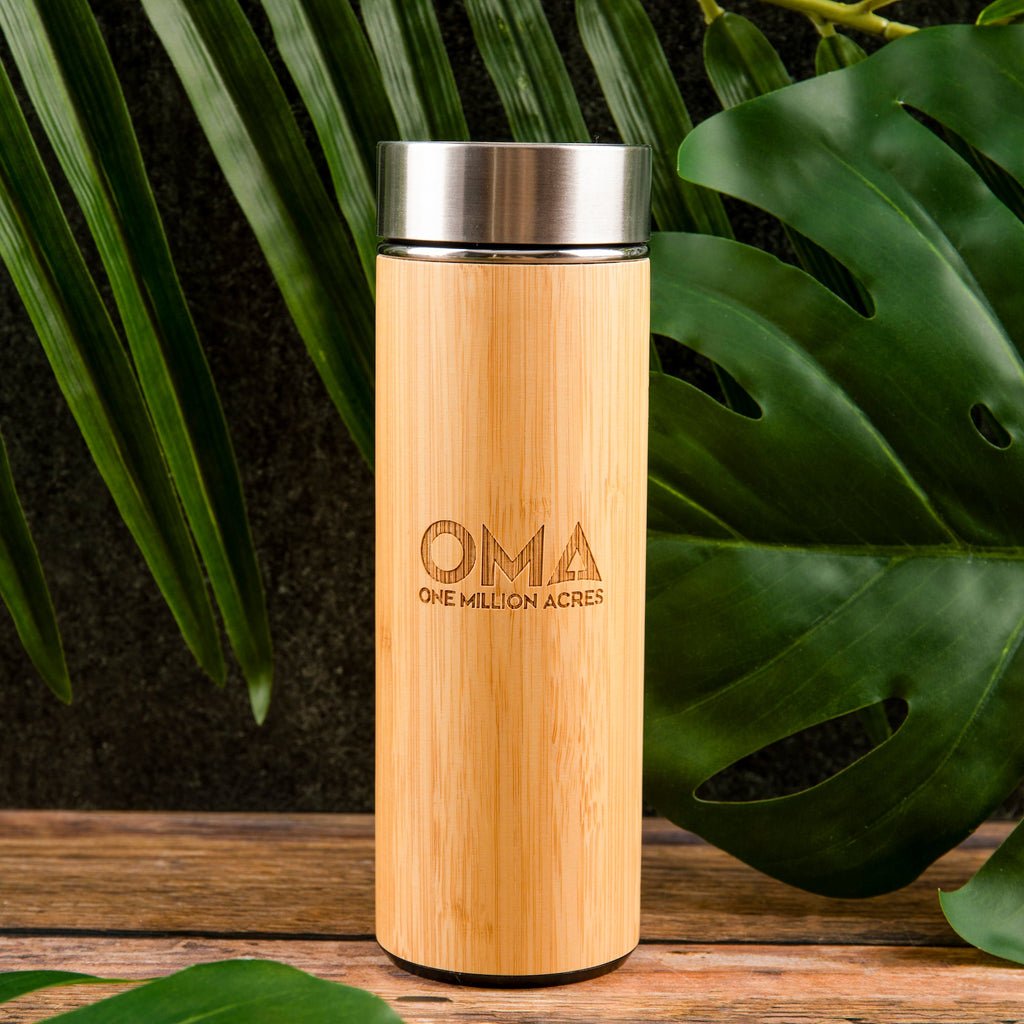 Bamboo Water Bottle by One Million Acres