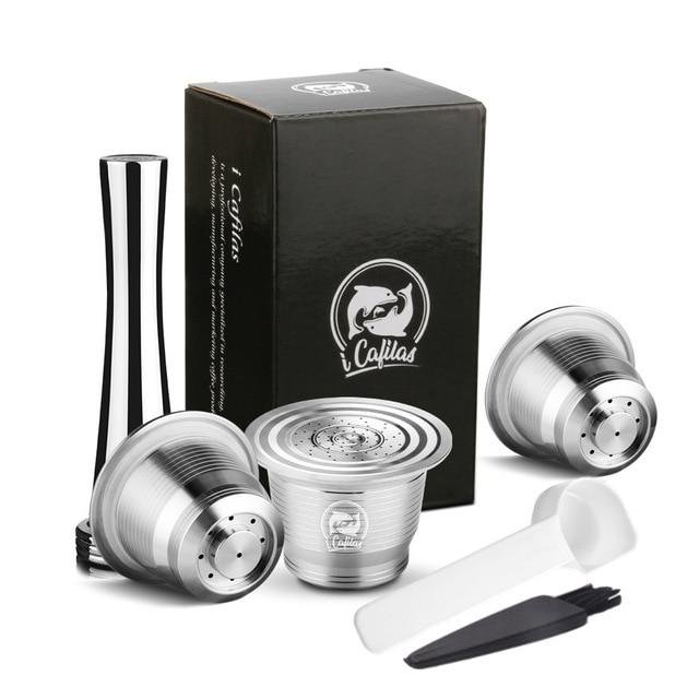 Stainless Steel Reusable Coffee Capsule Pod - for Nespresso Machines